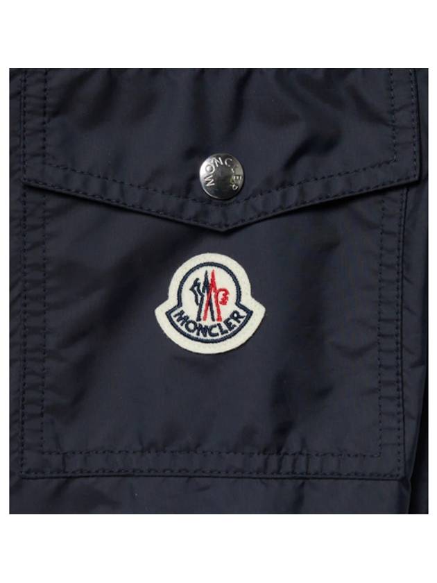 Etiache Rain Hooded Zip Up Blue - MONCLER - BALAAN 5