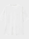 Heavy Cotton Overfit Short Sleeve T-Shirt White - NOIRER - BALAAN 3