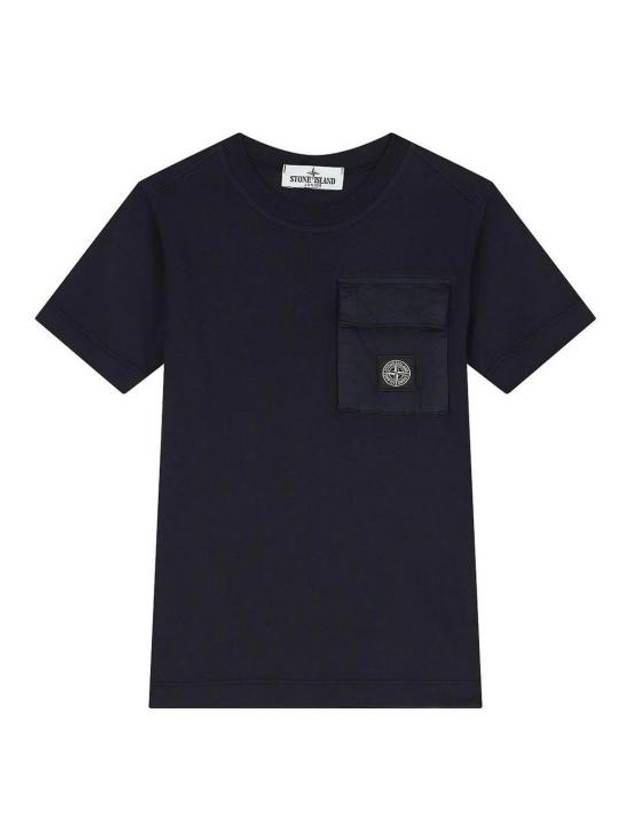 Stone Island Short Sleeve T Shirt 801620247V0020 Blue - STONE ISLAND - BALAAN 1