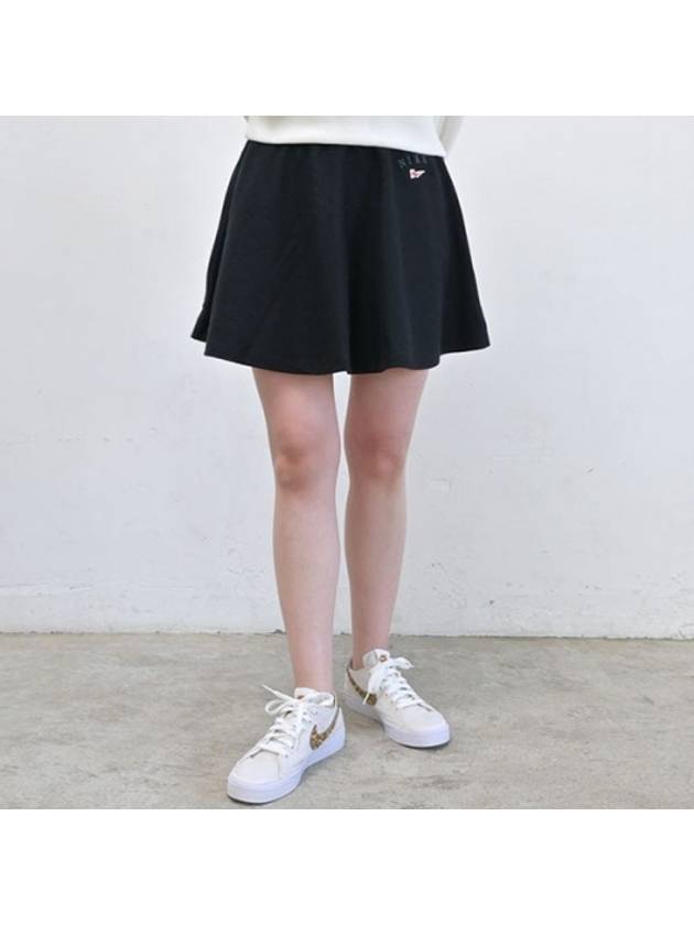 01-FD0898-010-Women’s-Style Pique Skirt-Black - NIKE - BALAAN 1