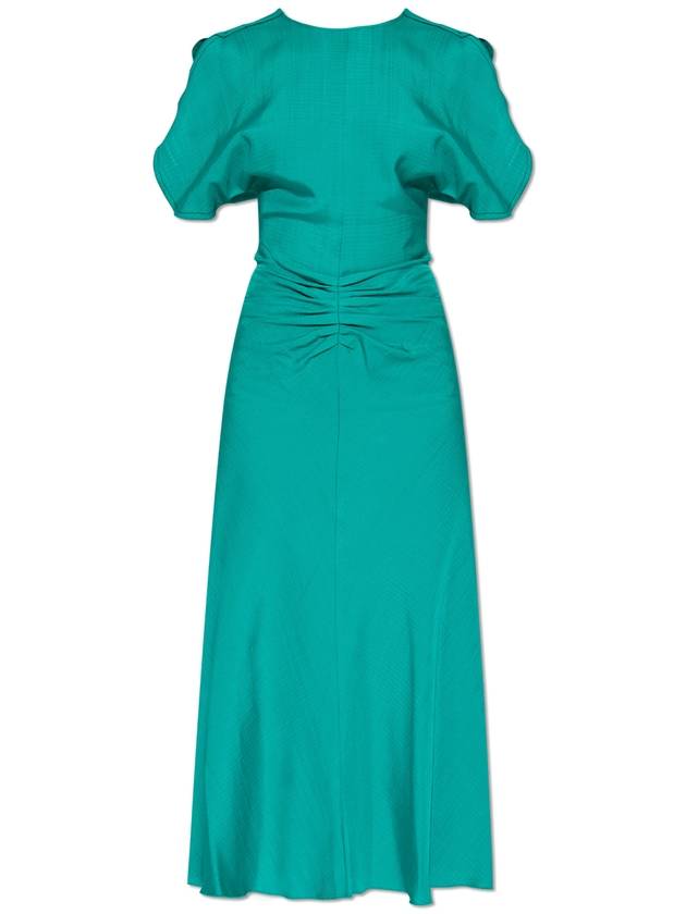 Victoria Beckham Draped Dress, Women's, Green - VICTORIA BECKHAM - BALAAN 1