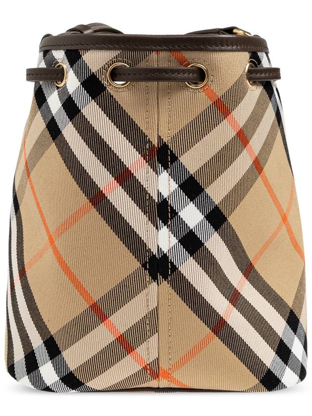 Check Bucket Bag Beige - BURBERRY - BALAAN 4