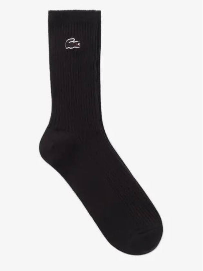 Women s Ribbed Tissue Medium Neck Socks RA012E 031 - LACOSTE - BALAAN 2