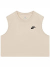 Genuine W Sportswear Club Sleeveless Crop Top FV5506 126 - NIKE - BALAAN 3