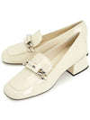 Women's Logo Patent Leather Pumps Ivory - MIU MIU - BALAAN 2