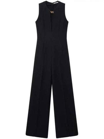 chain embellished cotton jumpsuit 6100853EU600 - STELLA MCCARTNEY - BALAAN 1