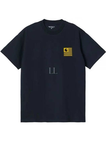 Back Logo Short Sleeve T-Shirt Black - CARHARTT WIP - BALAAN 2