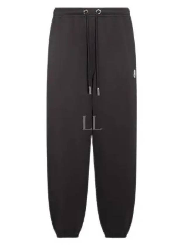 Logo Patch Track Pants Black - MONCLER - BALAAN 2