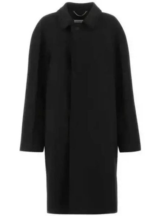 Wool Viscose Single Coat Black - MAISON MARGIELA - BALAAN 2