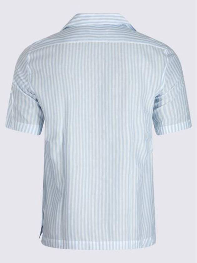 Short Sleeve Shirt EQKLOPEQC1799 100CE Free LIGHT BLUE WHITE - RVR LARDINI - BALAAN 6