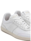 Leather Low Top Sneakers White - TOD'S - BALAAN 4