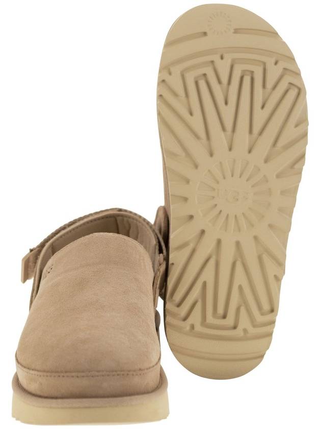 Women's Golden Star Suede Clog Mule Beige - UGG - BALAAN 6