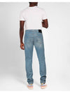 Faded Side Stripe Jeans - LANVIN - BALAAN 10