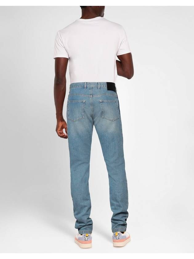 Faded Side Stripe Jeans - LANVIN - BALAAN 10