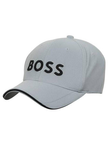 Embroidered Logo Ball Cap Grey - HUGO BOSS - BALAAN 1