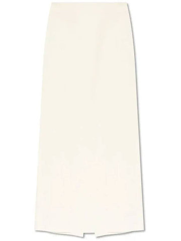 High Waist Straight Hem Maxi Skirt 13E831773145_BEIWHIMAS - SALVATORE FERRAGAMO - BALAAN 1