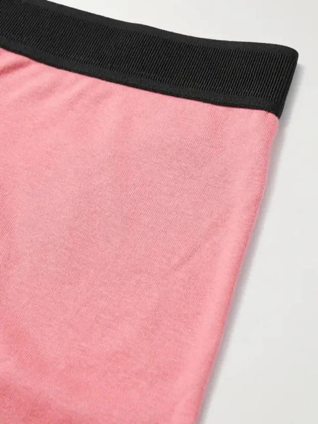 Stitched Cotton Logo Waistband Boxer Briefs Drawn Pink - TOM FORD - BALAAN 5