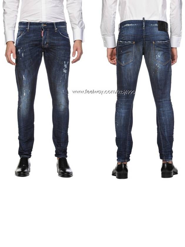 Men's New Knock Washing Sexy Twist Fit Jeans S74LA0832 - DSQUARED2 - BALAAN 10