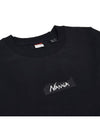 Men's Eco Hybrid Mountain Logo Tee NW2211 1G208 BLK - NANGA - BALAAN 3