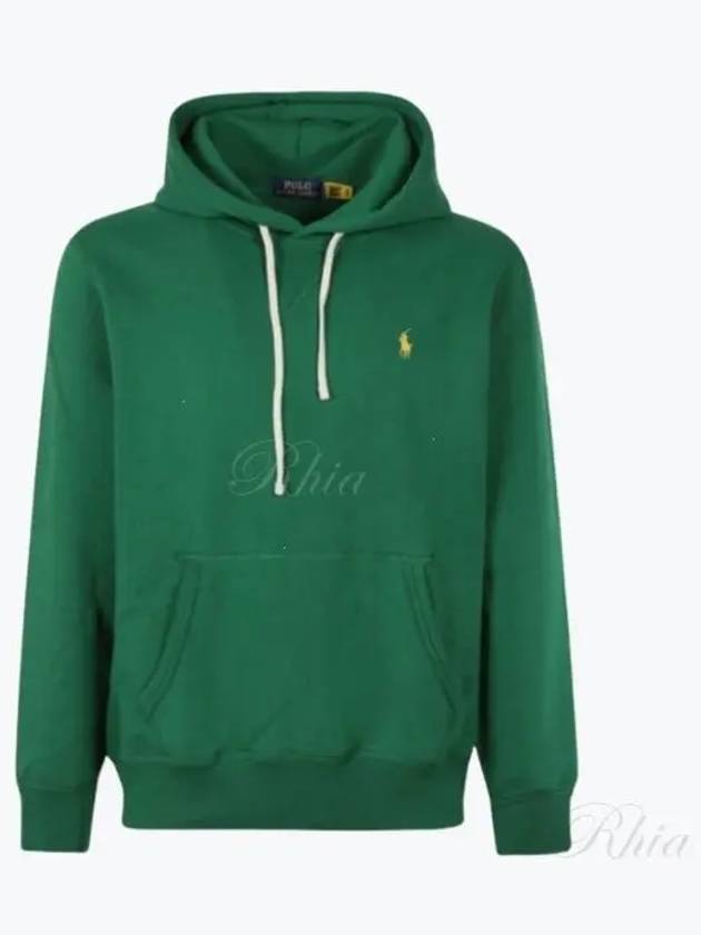 Embroidered Logo Pony Hoodie Green - POLO RALPH LAUREN - BALAAN 2