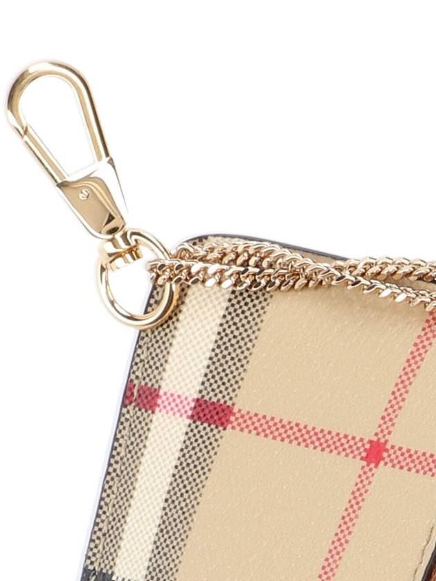 Check Print Coin Wallet Beige - BURBERRY - BALAAN 5