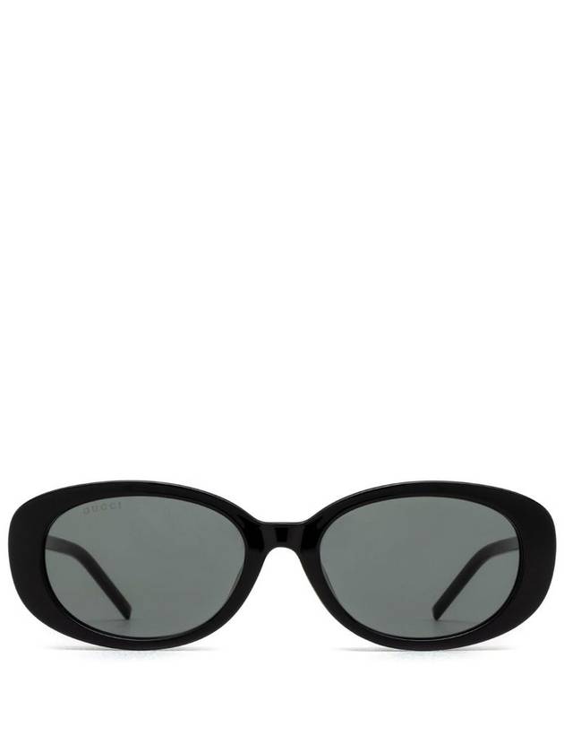 Eyewear Oval Frame Sunglasses Grey - GUCCI - BALAAN 2