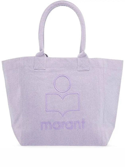 Yenky Embroidered Logo Small Tote Bag Lilac - ISABEL MARANT - BALAAN 2