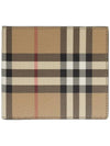 Men's Vintage Check Half Wallet Beige - BURBERRY - BALAAN 2