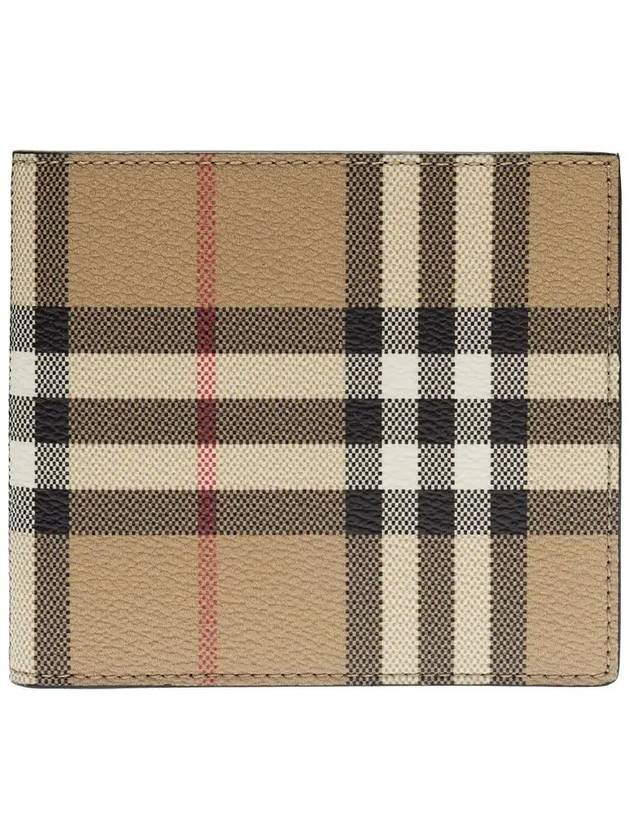 Men's Vintage Check Half Wallet Beige - BURBERRY - BALAAN 2