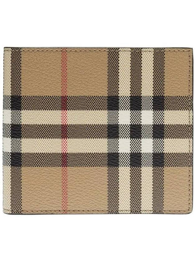 Men's Vintage Check Half Wallet Beige - BURBERRY - BALAAN 2