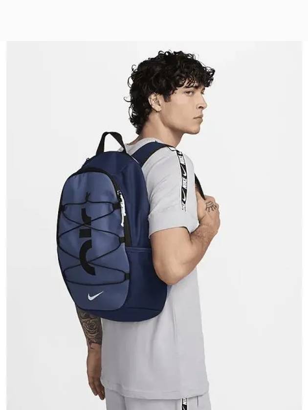 Air Backpack 21L Midnight Navy Diffused Blue Summit White DV6246 410 699405 - NIKE - BALAAN 1