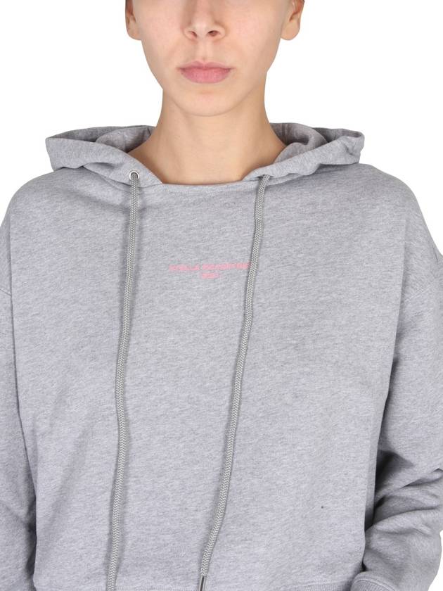 SWEATSHIRT WITH LOGO EMBROIDERY - STELLA MCCARTNEY - BALAAN 4