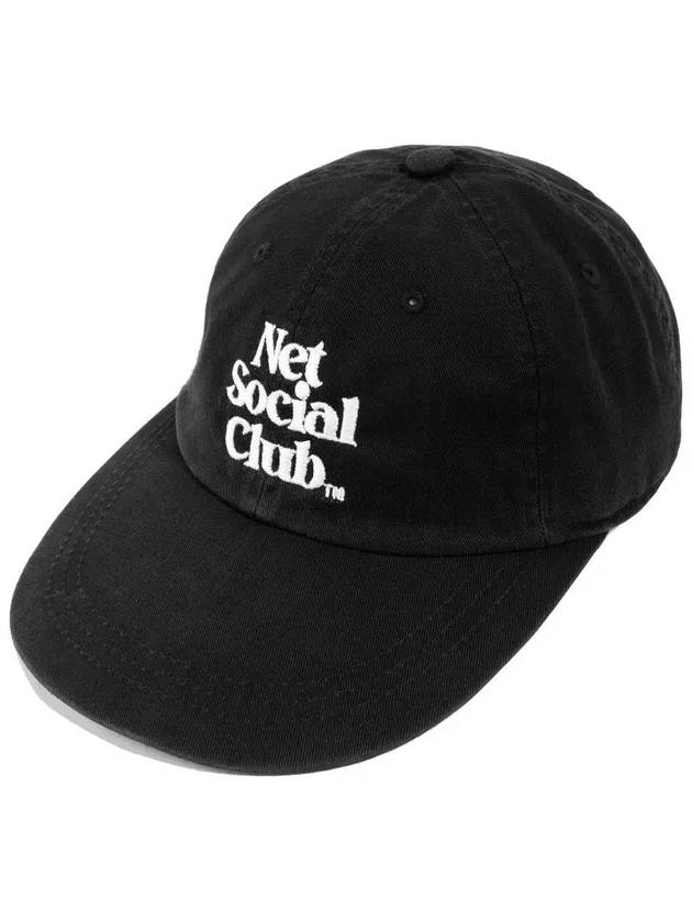 OG LOGO LONGVILLE CAP BLACK - NET SOCIAL CLUB - BALAAN 7