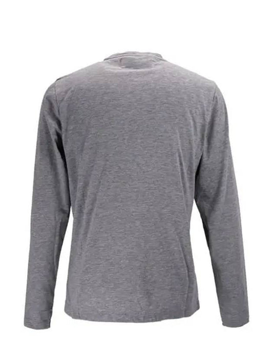 DO IT BETTER Round neck long sleeve men's tshirt gray 220617 015 - HYDROGEN - BALAAN 2