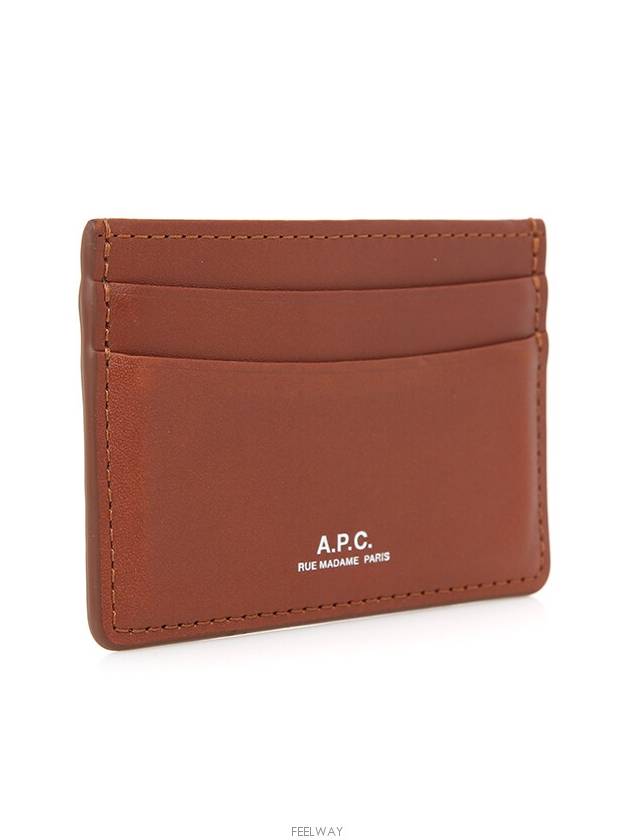 Andre logo card wallet PXAWV H63028 - A.P.C. - BALAAN 3