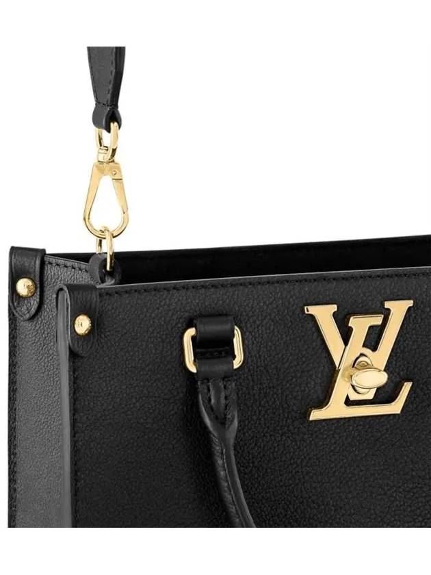 Lock Go Leather Tote Bag Black - LOUIS VUITTON - BALAAN 7