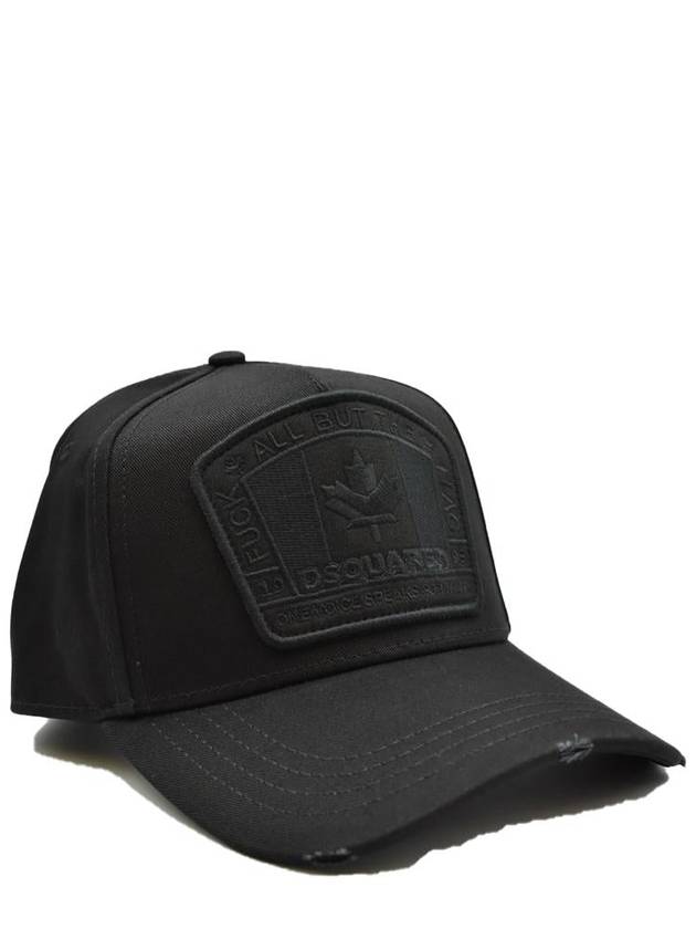 Canadian Flag Ball Cap Black - DSQUARED2 - BALAAN 3