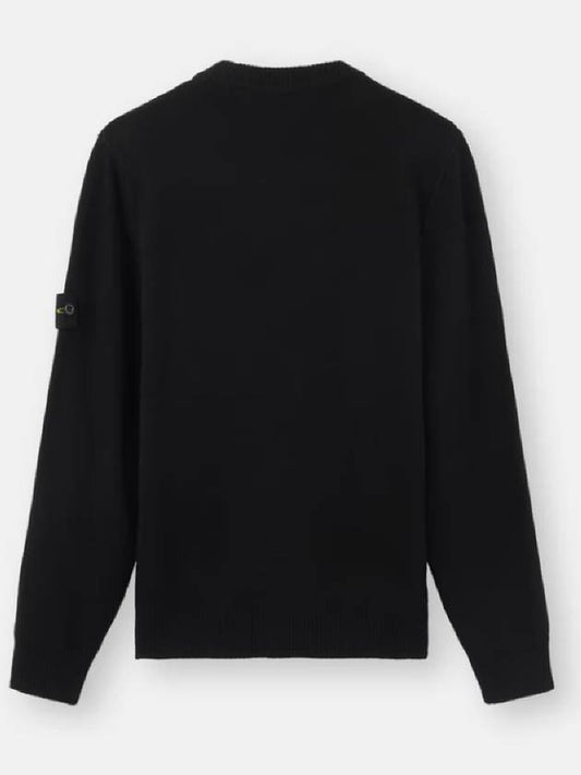 Women s Wappen Knit Top Black 8116502Z1 - STONE ISLAND - BALAAN 2