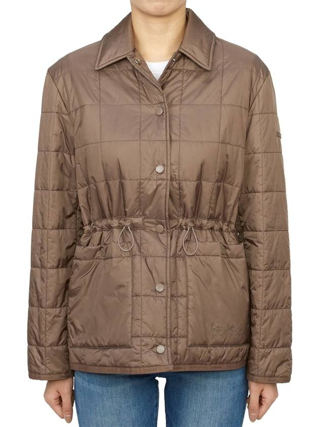 Como Quilted Jacket Brown - MAX MARA - BALAAN 3