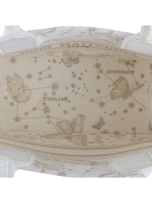 M1265ZESU Gold Embroidery Butterfly Zodiac Book Tote Small Department Store Invoice 34170K - DIOR - BALAAN 7