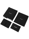 Monogram Caviar Leather Card Wallet Black - SAINT LAURENT - BALAAN 4