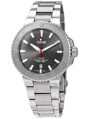 Oris Aquis Automatic Grey Dial Stainless Steel Men's Watch 01 733 7730 4153-07 8 24 05PEB - ORIS - BALAAN 1