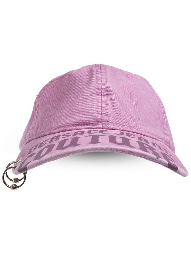 Versace Jeans Couture Baseball Cap, Men's, Pink - VERSACE - BALAAN 1