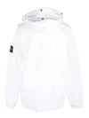 Wappen Patch Cotton Hoodie White - STONE ISLAND - BALAAN 4