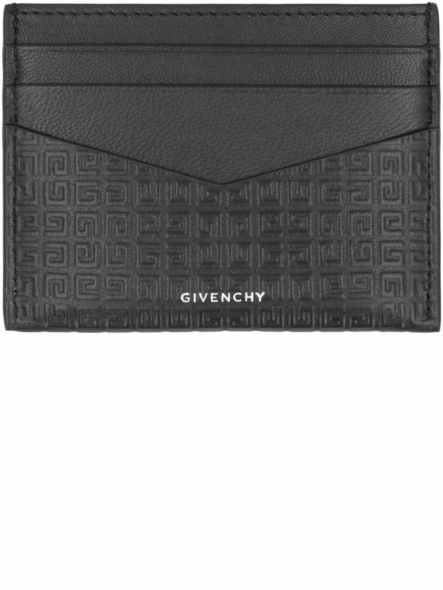 Logo 4G Card Wallet Black - GIVENCHY - BALAAN 4