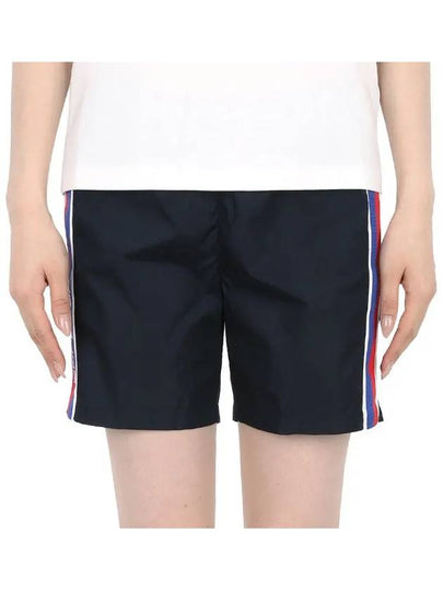 Kids Three Stripe Line Swim Pants Blue Navy 2C00001 53326 742 12 14A Adults can wear - MONCLER - BALAAN 2