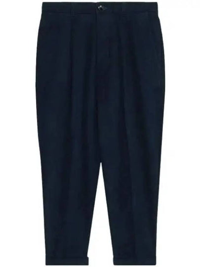 Men's Carrot Straight Pants Night Blue - AMI - BALAAN 2