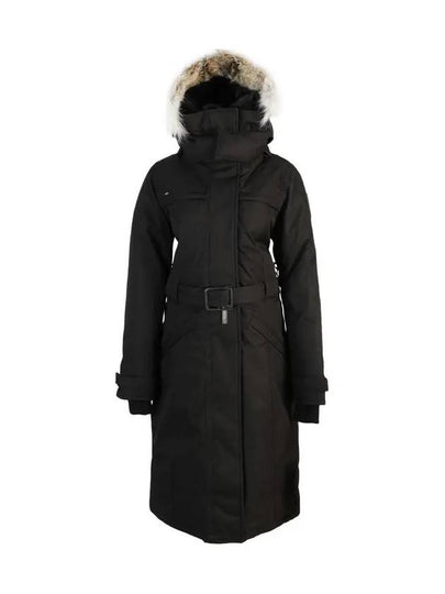 Women's Shera Hooded Long Parka Black - NOBIS - BALAAN 2