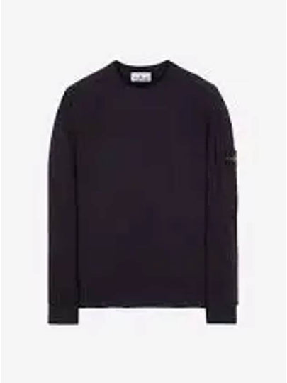 Logo Patch Sweatshirt Black - STONE ISLAND - BALAAN 2