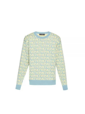 all-over knit sweater 1010249 1A07466 5V510 - VERSACE - BALAAN 1